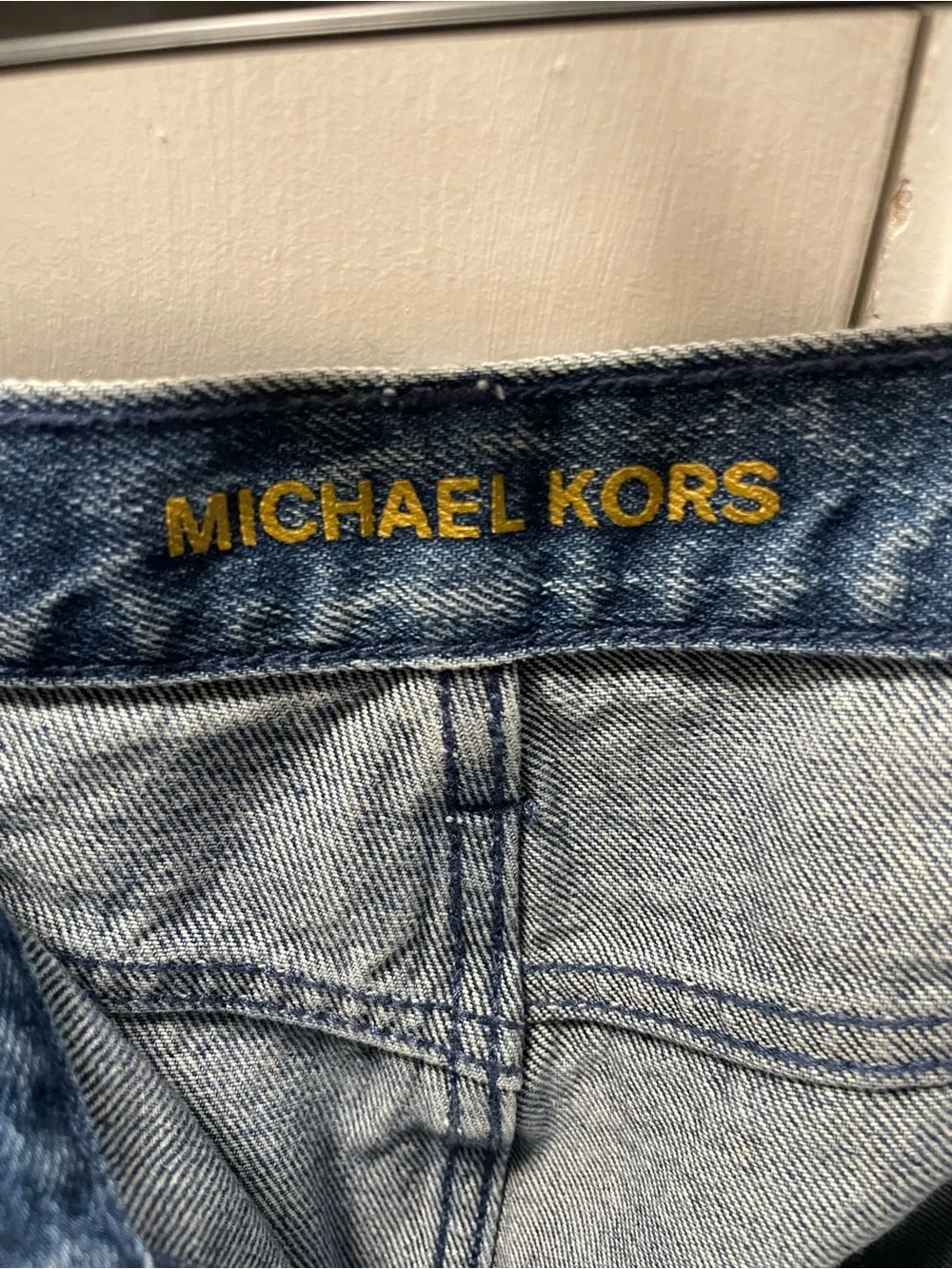 Michael Kors Light Blue Boyfriend Denim Joggers
